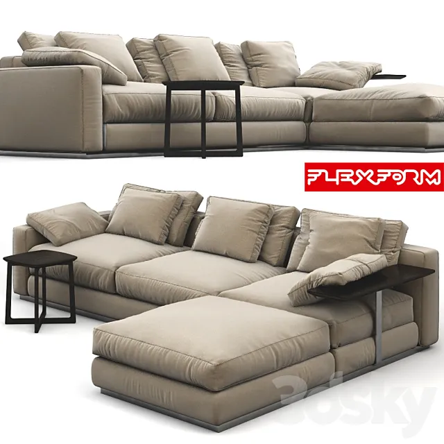 Sofa Pleasure 3DS Max Model