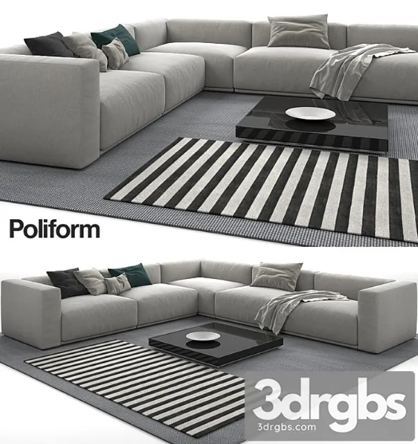 Sofa poliform bolton 2 3dsmax Download