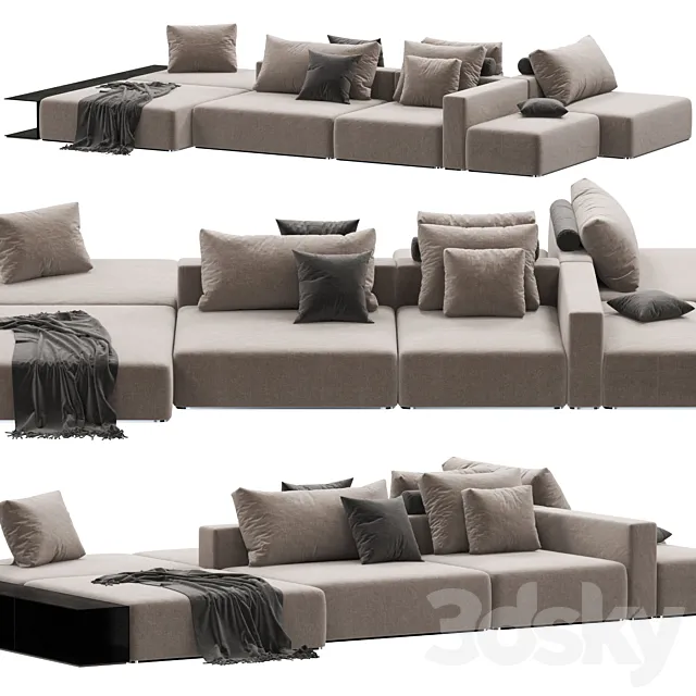 Sofa Poliform WESTSIDE DIVANO 3DSMax File