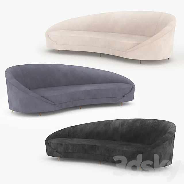 Sofa Provocateur Eichholtz 3ds Max