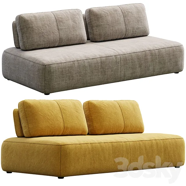 Sofa Puff By In Mood 3ds Max