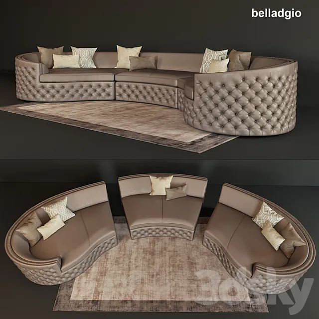 Sofa relotti belladgio 3DSMax File
