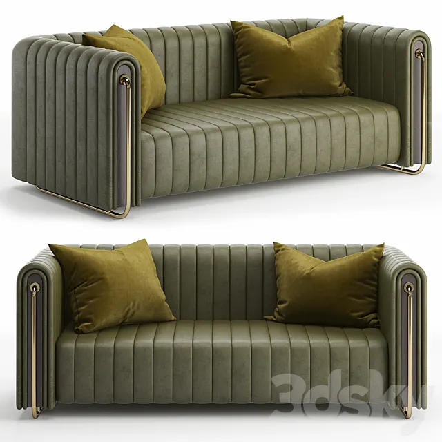 Sofa rivers 3DS Max Model