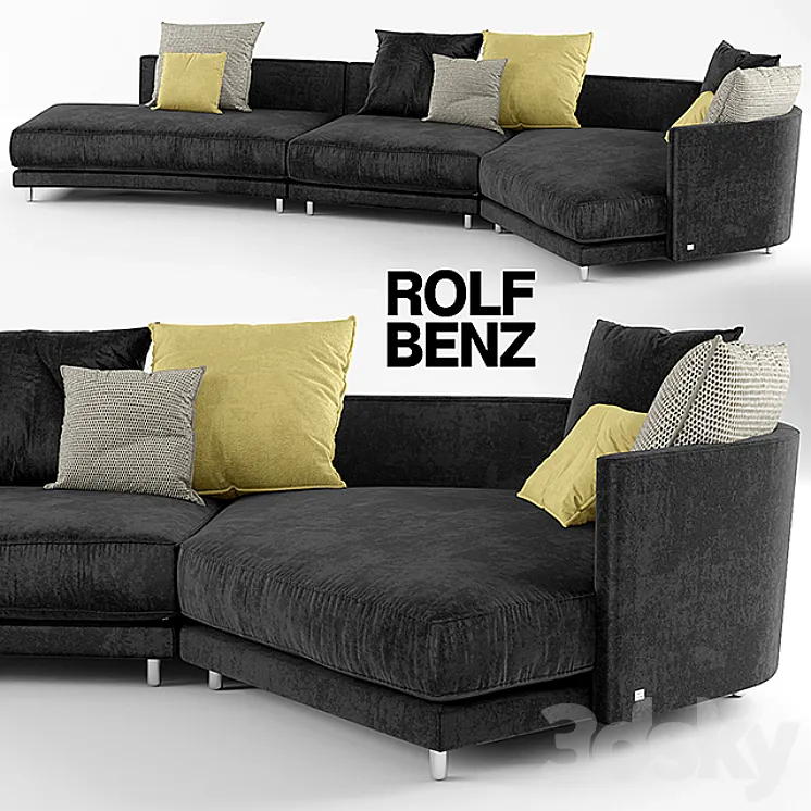 Sofa ROLF BENZ ONDA 3DS Max