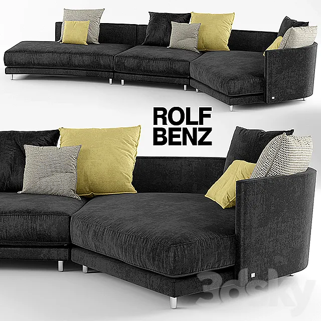 Sofa ROLF BENZ ONDA 3DSMax File