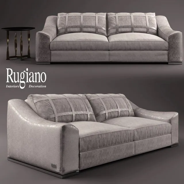 Sofa rugiano golden 3dsMax Model