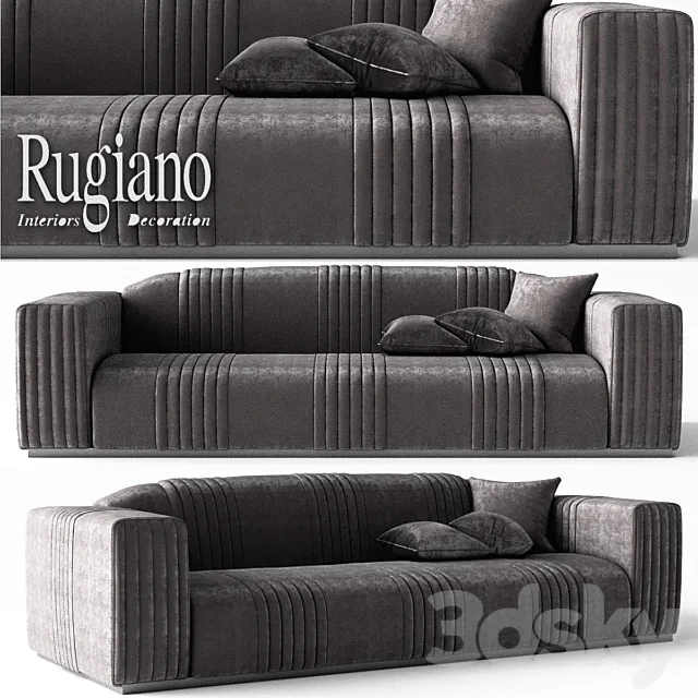 Sofa Rugiano the Cadillac 3DS Max Model