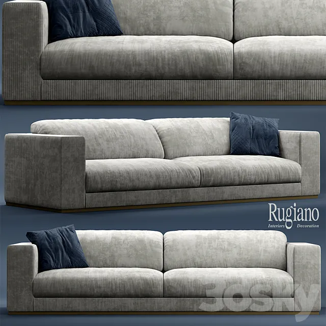 Sofa Rugiano VOGUE sofa 3DS Max Model
