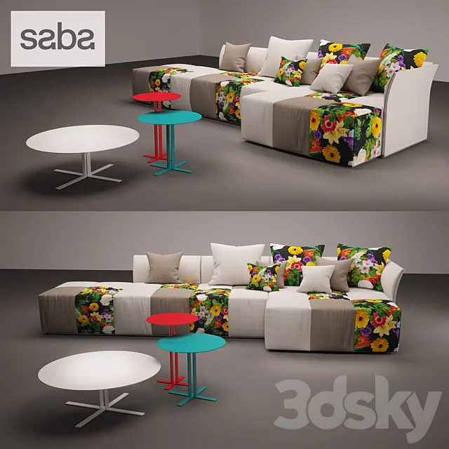 Sofa Saba Pixel 3DSMax File