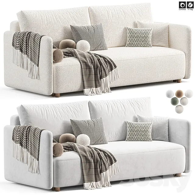 Sofa Sannes by Divan.ru 3dsMax Model