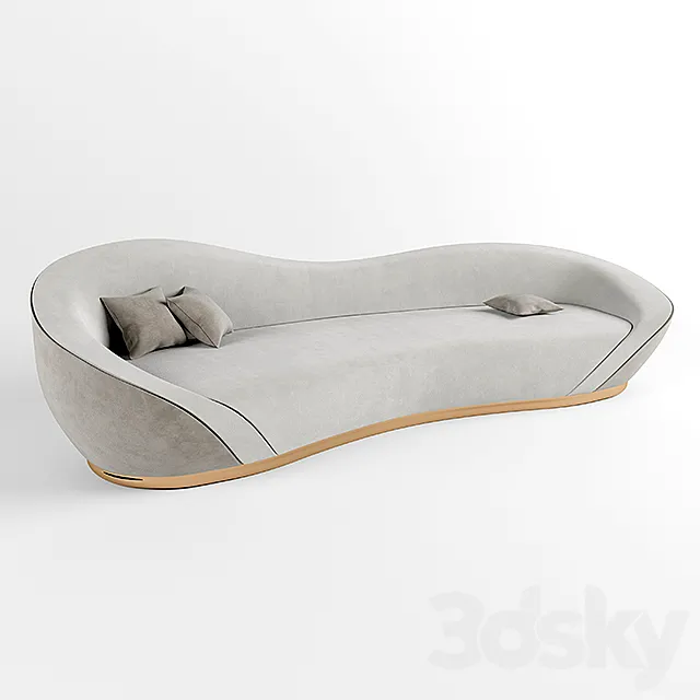 Sofa seat crave gray 2013 vray-corona 3DSMax File
