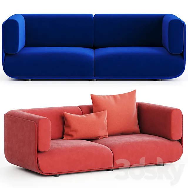 Sofa SHAAL Arper 3ds Max