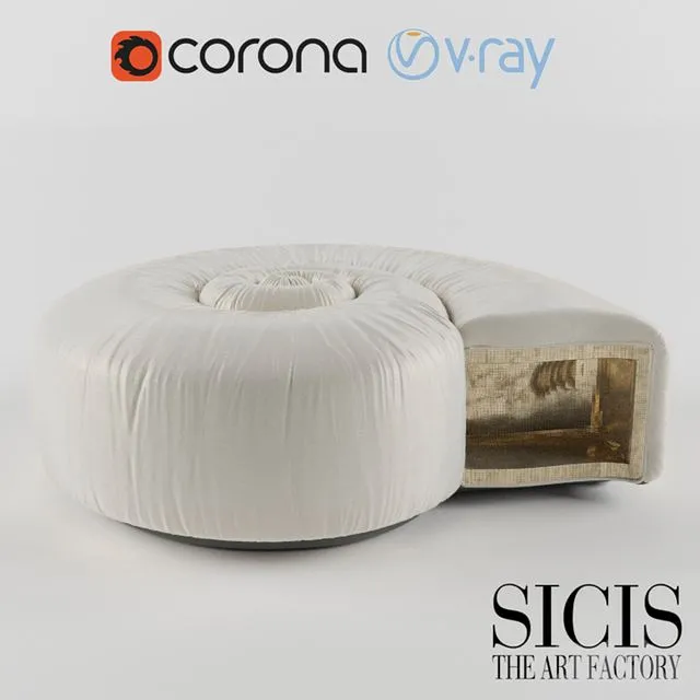 Sofa Sicis 3dsMax Model