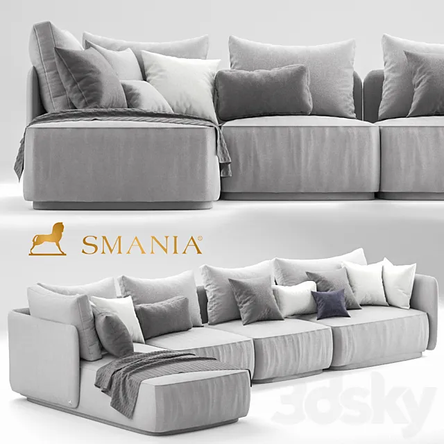 sofa Smania Beverly set 2 3ds Max