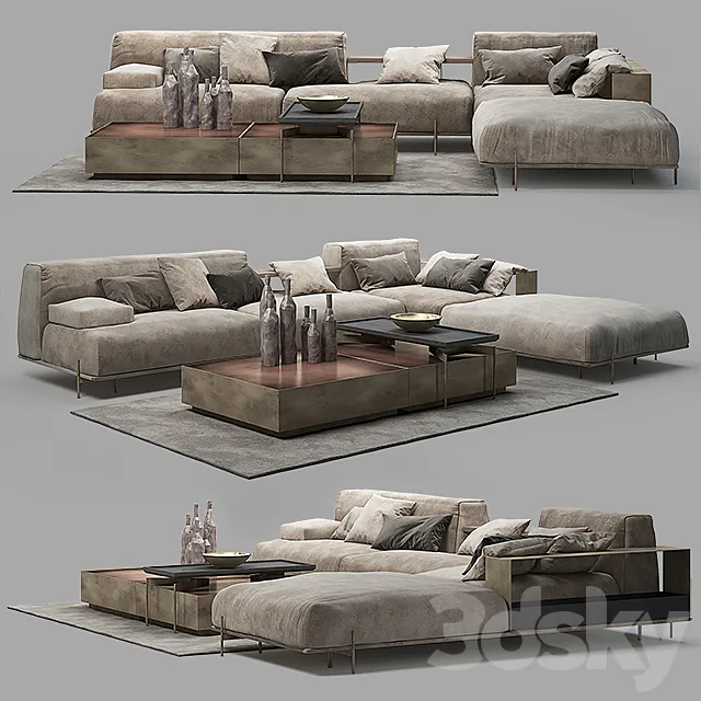 Sofa soho 3ds Max