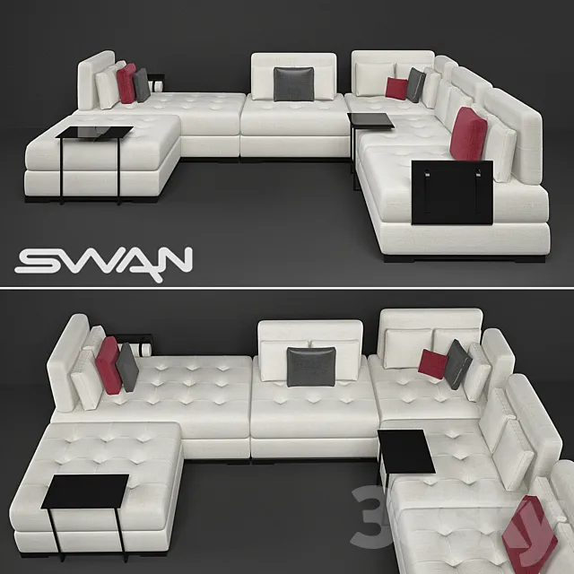 Sofa Swan Italia Hemingway 3DSMax File