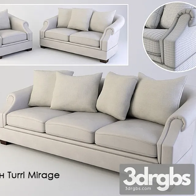 Sofa Turri Mirage 3dsmax Download