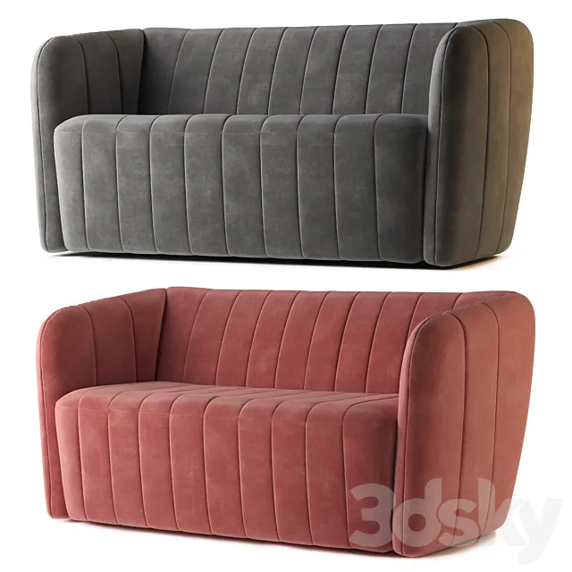 Sofa Vaimon Velvet 3ds Max