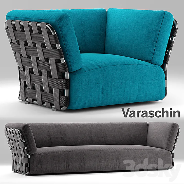 Sofa varaschin obi sofa 3DS Max