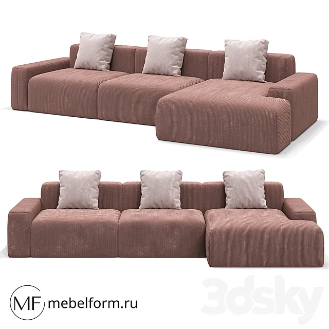 sofa velar 3DS Max Model