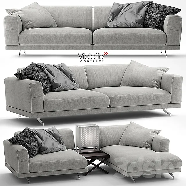 sofa Vibieffe 470 FANCY Sectional sofa 3DSMax File