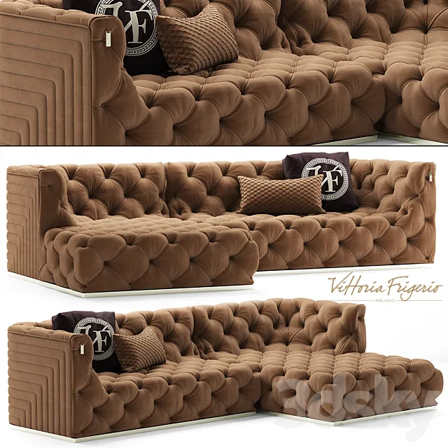 Sofa vittoriafrigerio Caracciolo 3DS Max Model