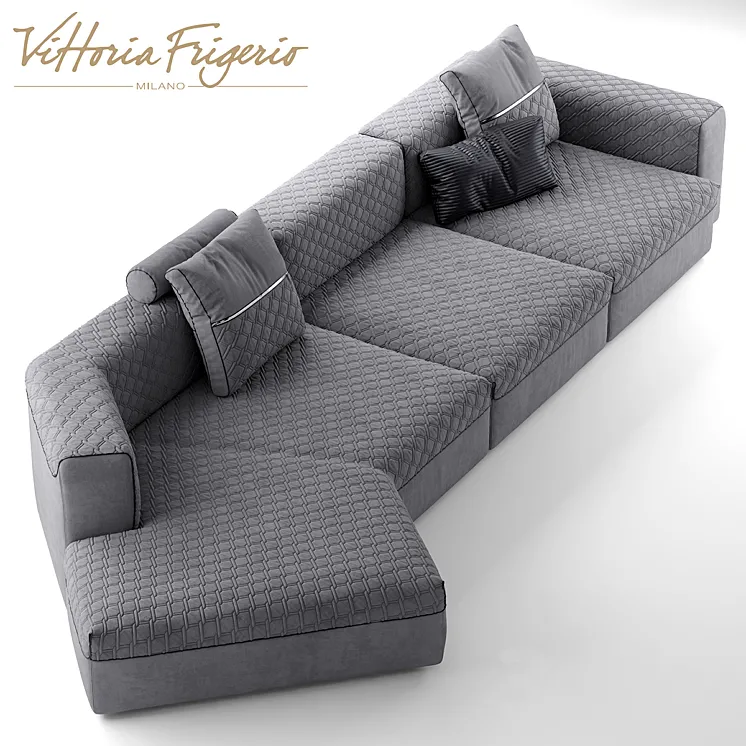 Sofa vittoriafrigerio Sforza 3DS Max