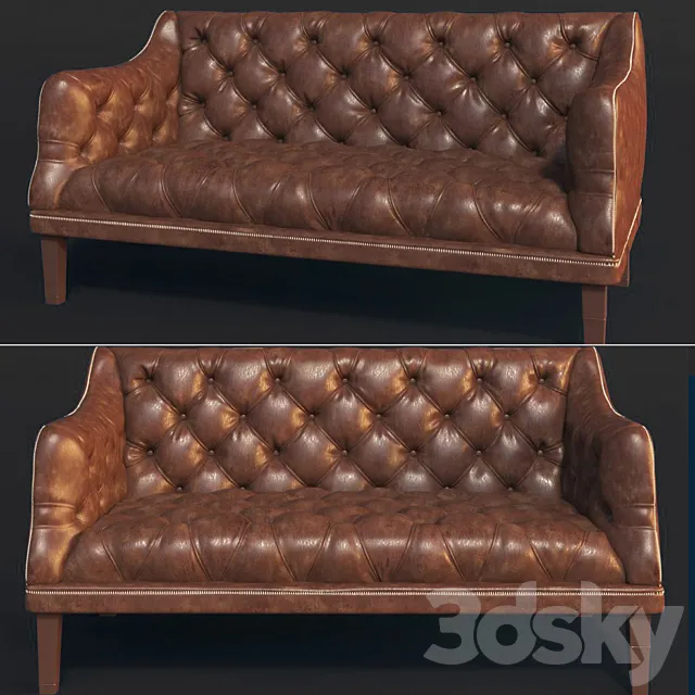 Sofa with buttons 3DSMax File