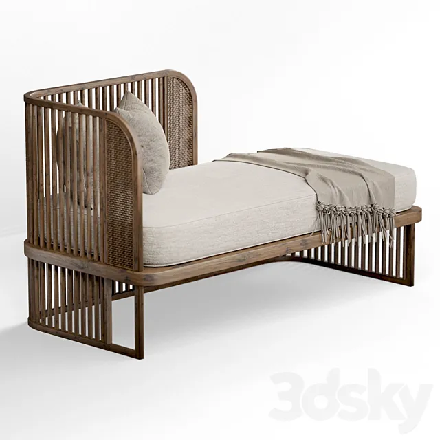 Sofa with cushions # 2 3DS Max Model