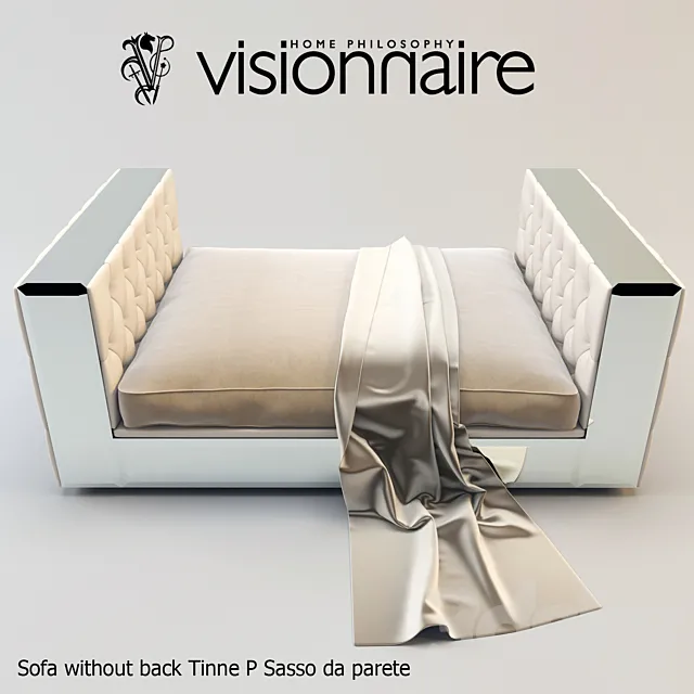 Sofa without back Tinne P Sasso da parete 3DSMax File