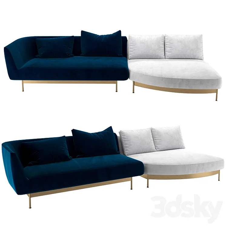 Sofa Wittmann ANDES 3DS Max