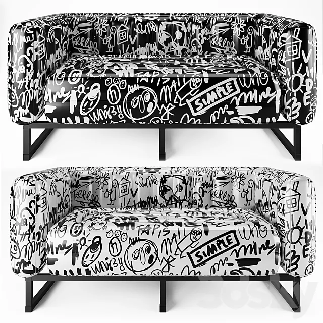Sofa YOMI NEP By Mojow 3DS Max Model