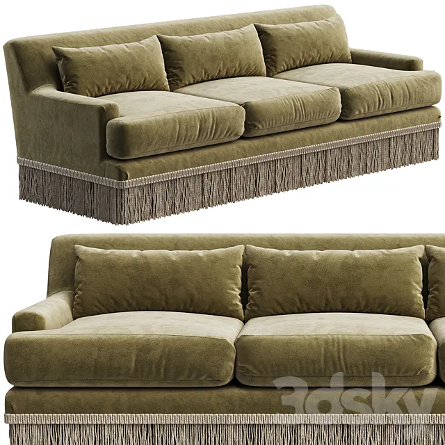Sofa Yves by Baker furniture 3ds Max