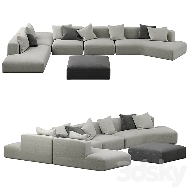 sofa_frigerio_cooper 3ds Max