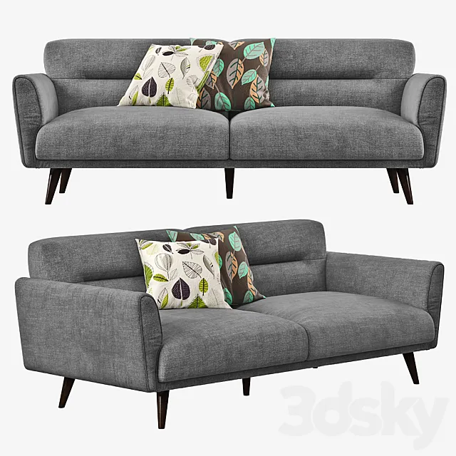 Sofa_Oksana_215x93x82_La Forma (Julia Grup) 3DS Max Model