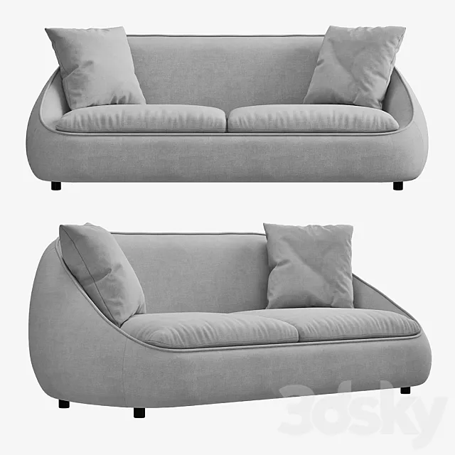 Sofa_Safira_200x100x75_La Forma (Julia Grup) 3DS Max Model