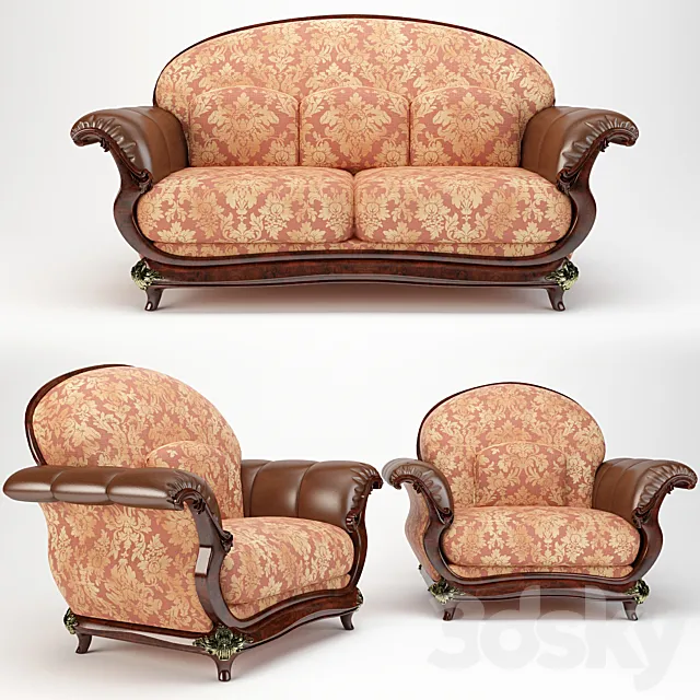 Sofas and Armchairs 3DSMax File