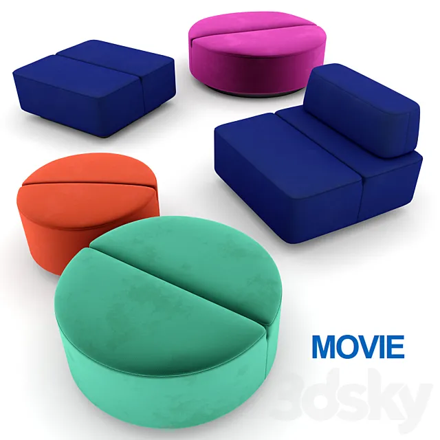 Sofas Martela – Movie 3DSMax File