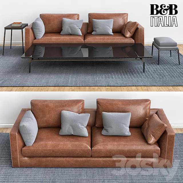 Sofas Richard B&B Italia 3ds Max