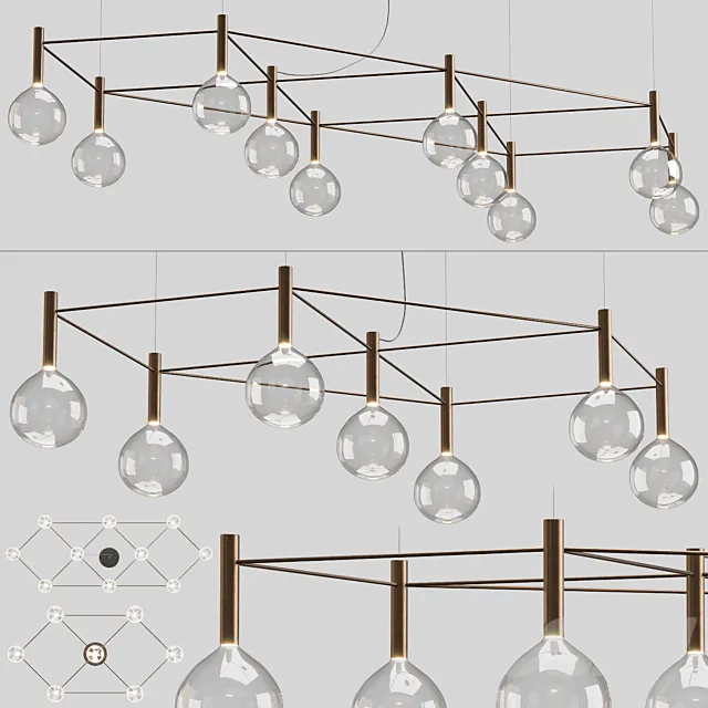 SOFI | Pendant lamp By Bonaldo 2 3ds Max