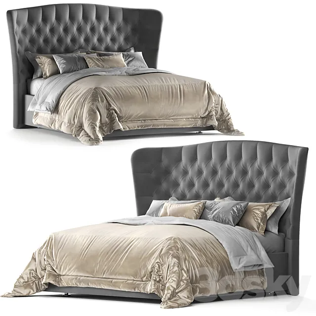 Sofia Askona Bed 3ds Max