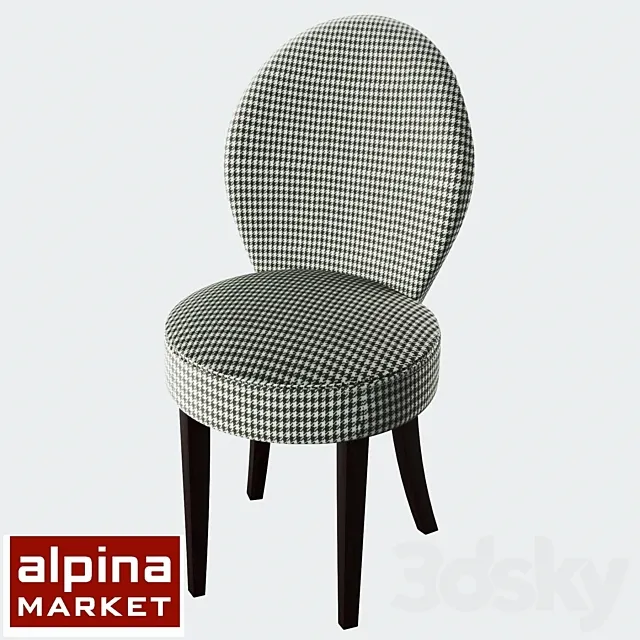 Soft chair IXORA wenge ALP _ ST-104_3 _ JamieF02 3DS Max Model