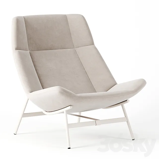 Soft Facet lounge chair by Artifort 3DSMax File