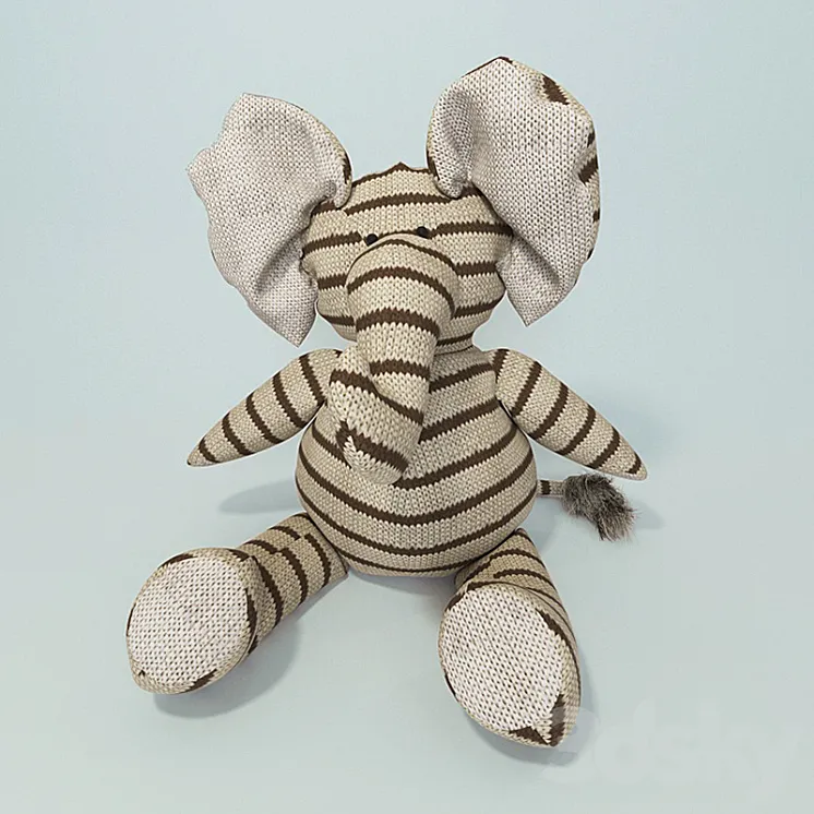 Soft toy "Elephant" 3DS Max