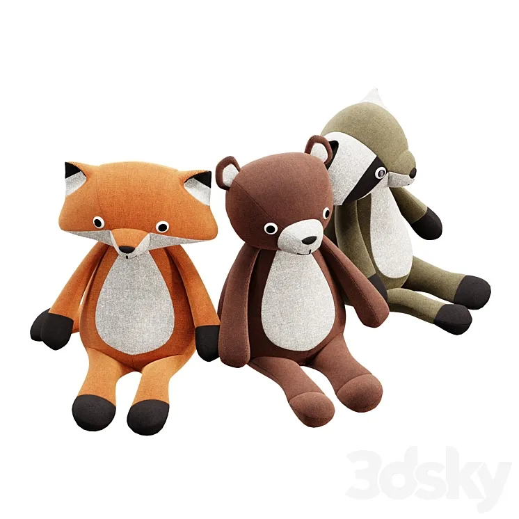 soft toys 3DS Max Model