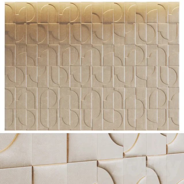 Soft wall panels Bon Ton from Studioart 3ds Max