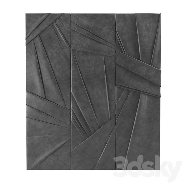 Soft wall panels MP15 3DS Max Model