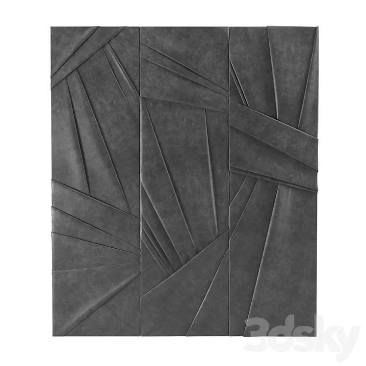 Soft wall panels MP15 3DS Max
