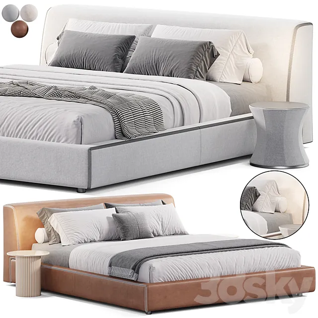 Softland bed by Lema 3DS Max Model