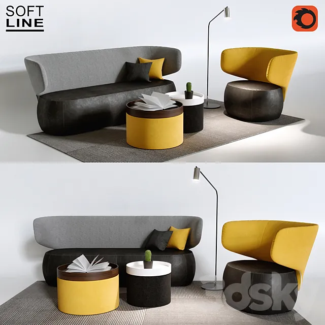 Softline Basel set 3DSMax File